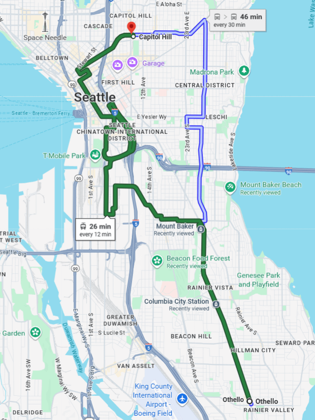 I think the new one line route makes sense
