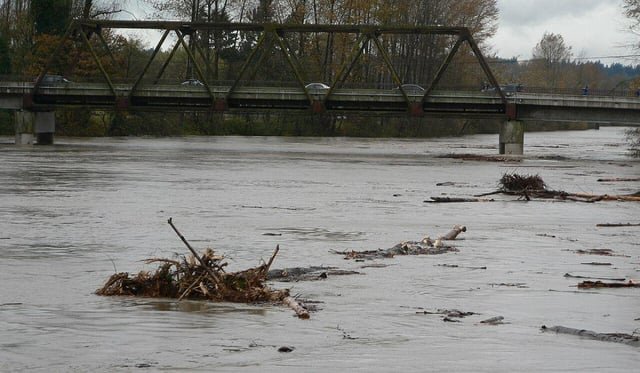Record Flooding Forecast On Snohomish River As Atmospheric River Slams Western Washington