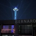 the space needle yesterday vs. today (NYE)