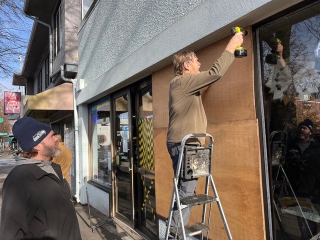 Broken glass shatters small businesses’ nerves and finances. Is the city’s expanding grant program helping put the pieces together?