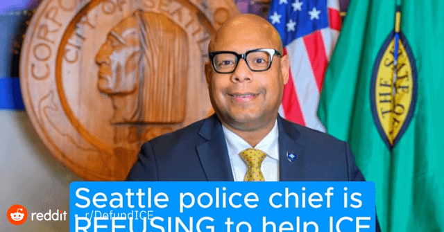Did Seattle Police Chief Shon Barnes really just say he’d go to jail before helping ICE? Seattle? What’s the real real with this man?