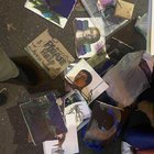 Support this artist in need, he’s nice, he’s usually around Light Rail Station at Brooklyn NE & 43rd in u district. (Black and white flower painting is unfinished)