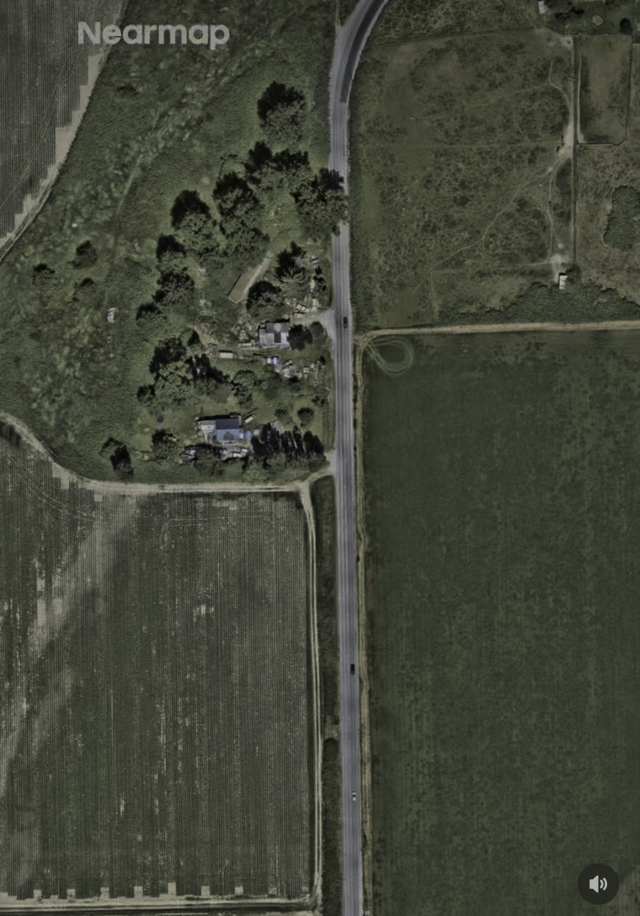 Before & after satellite images of the flooding