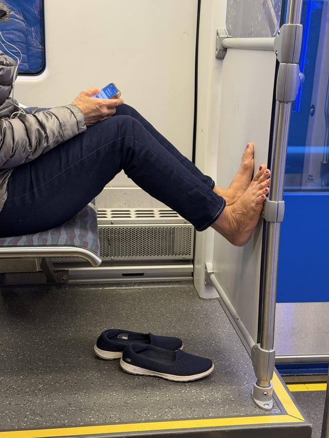 At least she had a pedicure?