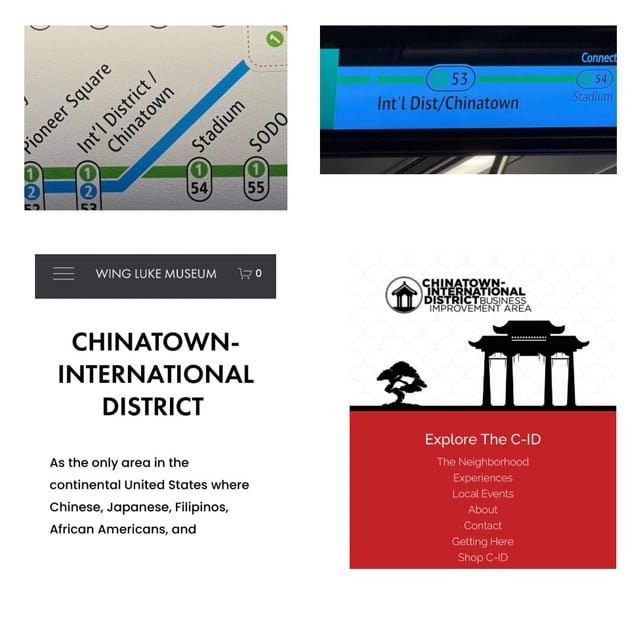 Hope ST changes their International District-Chinatown signage to Chinatown-International District