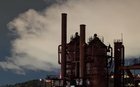 Gas Works at Night
