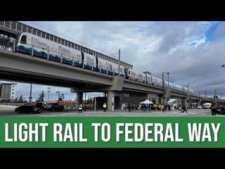 Federal Way Link Extension Opening Day Vlog