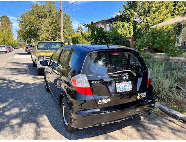 WEST SEATTLE CRIME WATCH: Stolen black Honda Fit