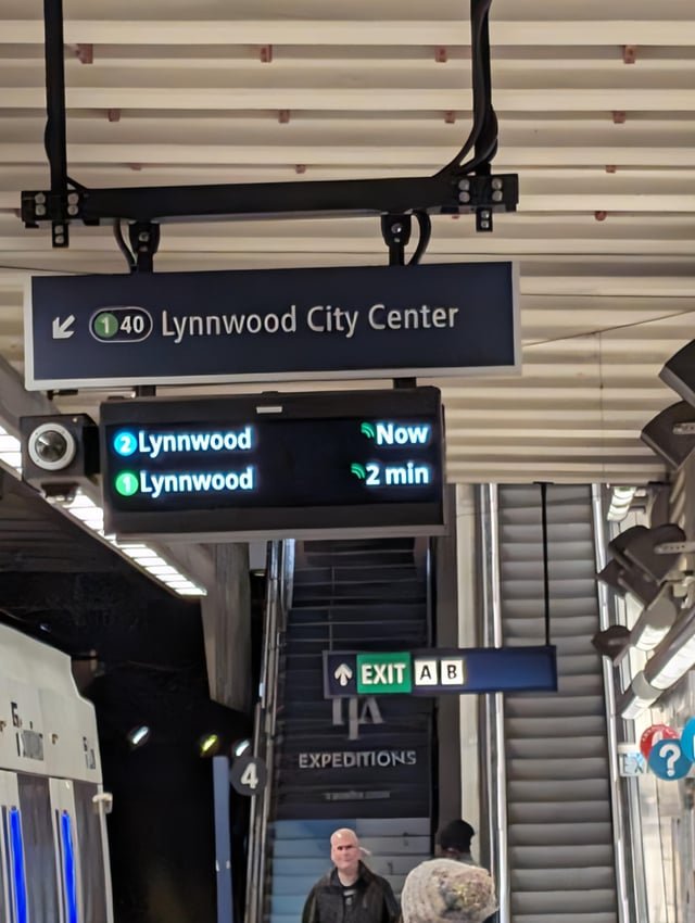 “2 Line testing now in progress. Please do not board test trains.”