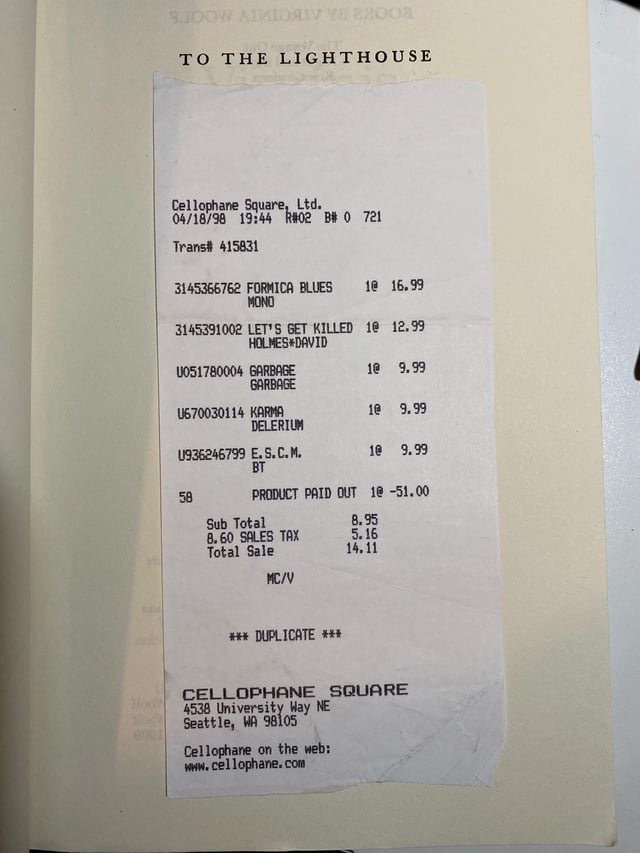 Found in a second hand book
