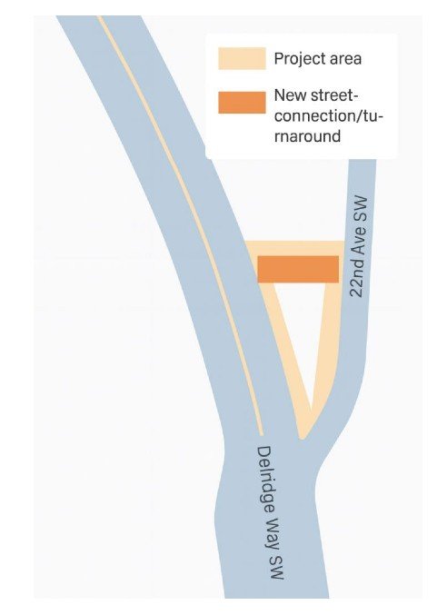 Also on Delridge Way: Work to start on turnaround at 22nd SW