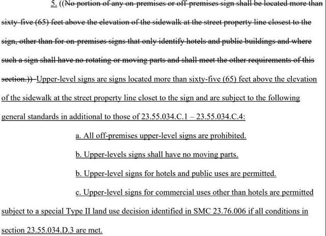 The Office of Planning and Community Development is considering “allowing huge-ass corporate signs on skyscrapers in Downtown Seattle.”