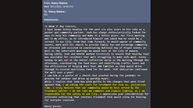 Auburn Mayor’s Support Letter for Convicted Rapist Raises Questions About Use of Personal Email and Public Role – THE SOUTH KING COUNTY RECORD