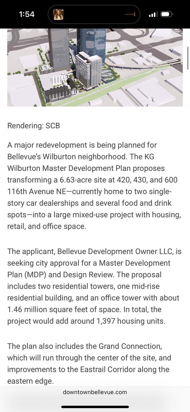 Three-Phase Major Development Proposed Along Bellevue’s Auto Row