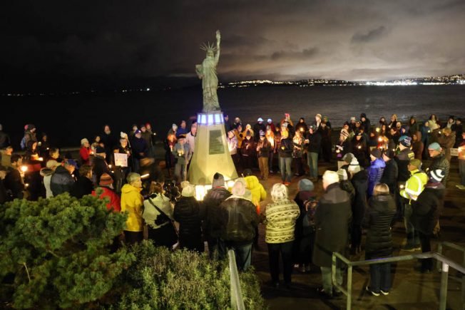 PHOTOS, VIDEO: Three local anti-ICE vigils/protests