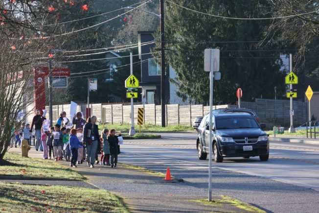 WEST SEATTLE SCHOOLS: Louisa Boren STEM K-8 students and staff march in MLK’s honor