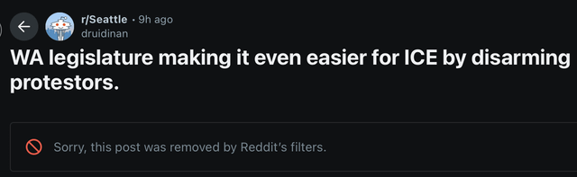 And now Reddit is suppressing conversations about ICE and protesting.