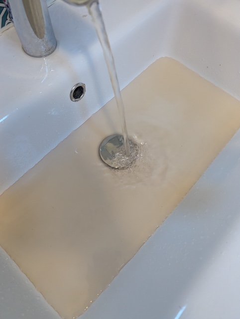 Brown water in Admiral
