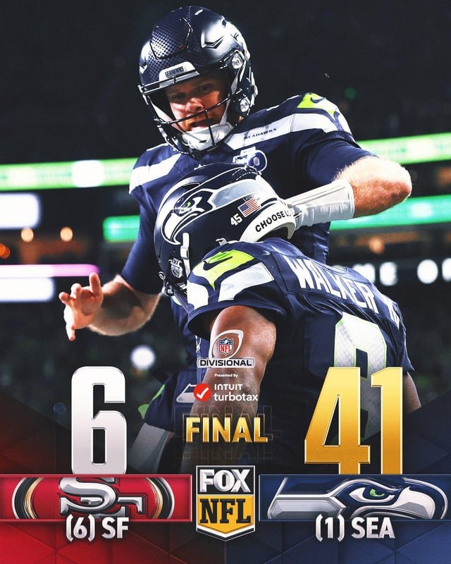 SEAHAWKS ADVANCE TO THE NFC CHAMPIONSHIP WITH A DOMINANT WIN OVER THE NINERS! 👏