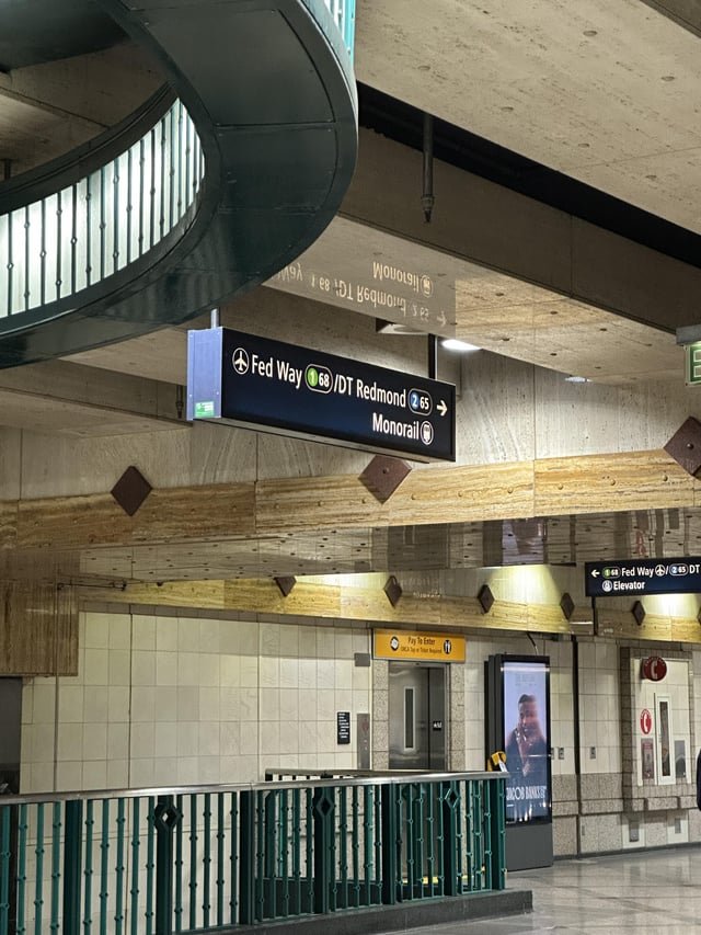 At Westlake Station today