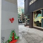 Outside the immigration law firm downtown…