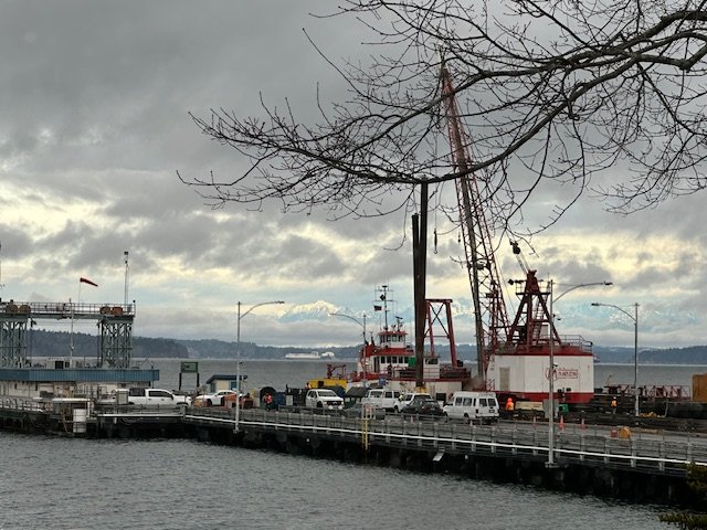 You asked, so we asked: Here’s why there’s a crane at Fauntleroy ferry dock