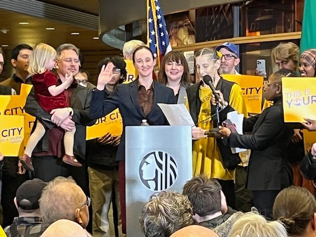 New Mayor Katie Wilson says she can’t do it alone