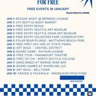 FREE January Activities in Seattle