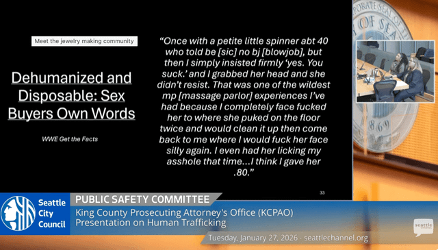 County Prosecutors Give Lurid Presentation on Sex Work Featuring Unredacted Images of Brutalized Women to Seattle Council Committee – PubliCola