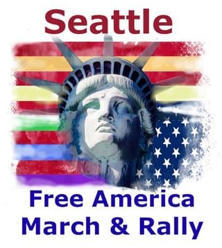 Seattle Free America Walkout & March – Tuesday 1/20 at 2PM