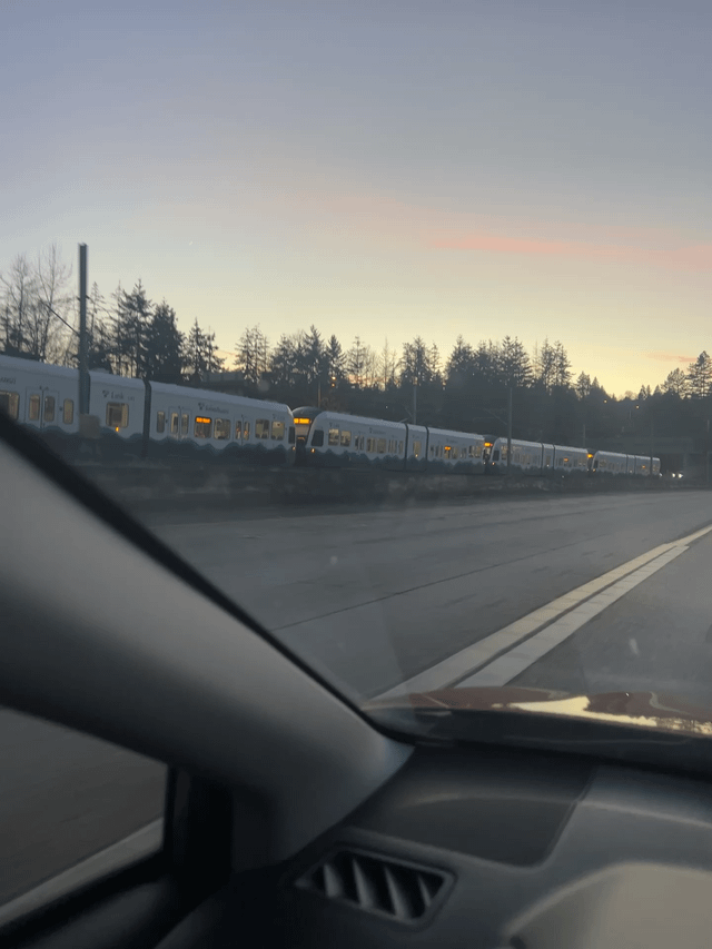 What’s long and white and goes 60mph along I90?