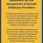 Mayor Wilson on recent racist conspiracies regarding Somali people