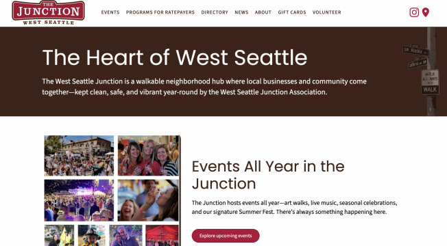 Looking for West Seattle Junction Association info? Website upgrade!