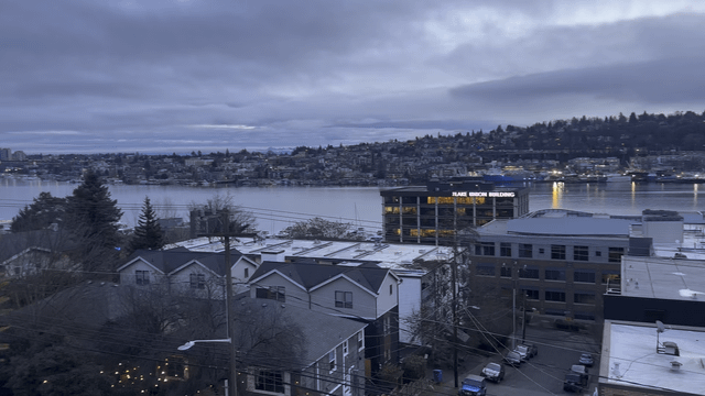 Lake Union. Good morning Seattle.