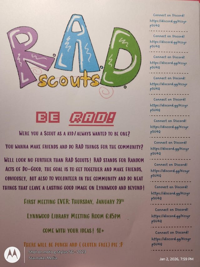 New Scouting Organization for Adults? RAD!