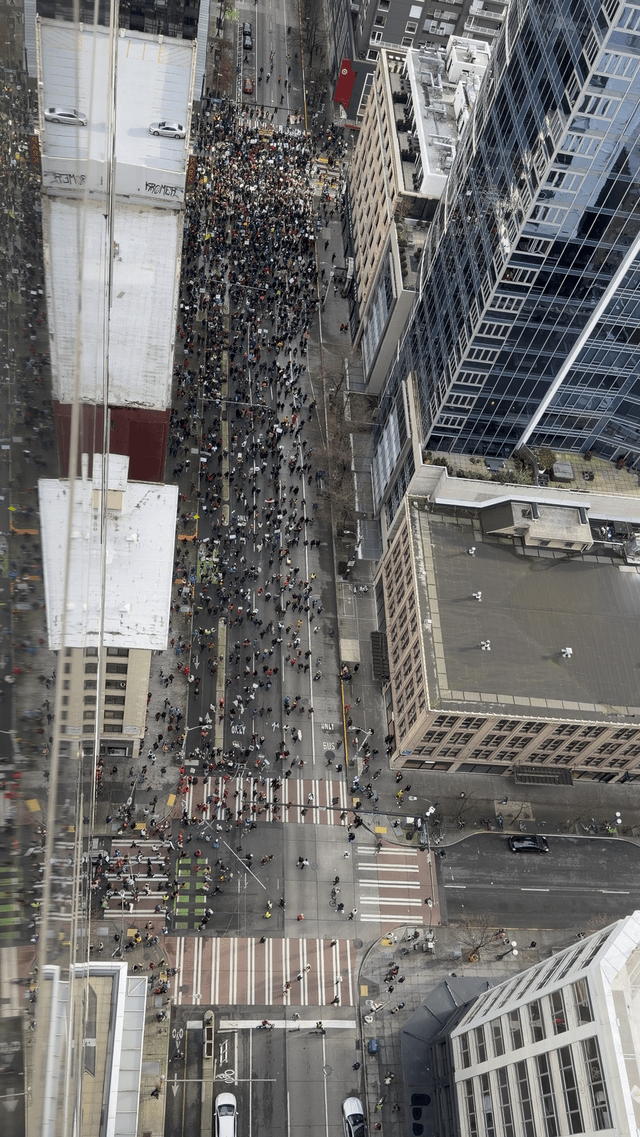 Downtown anti-ice protest