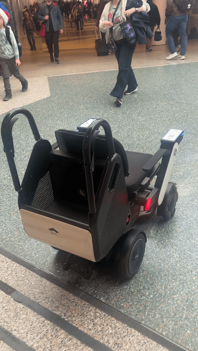 Haunted wheelchairs making their way through SeaTac