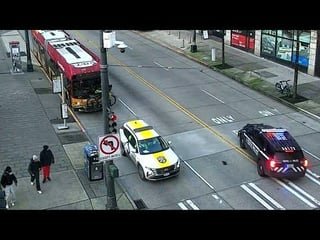 4 Seattle Police crashes captured on traffic camera!