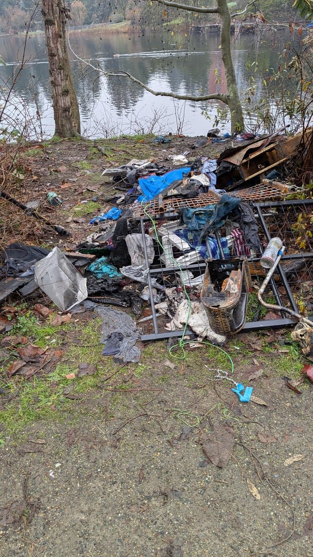 Bitter Lake Homeless Fire Pit