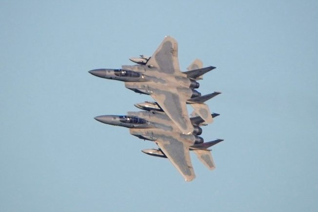 SEEN OVER WEST SEATTLE: Seahawks flyover
