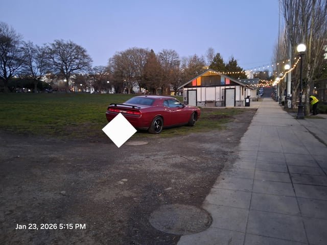Car in cal anderson