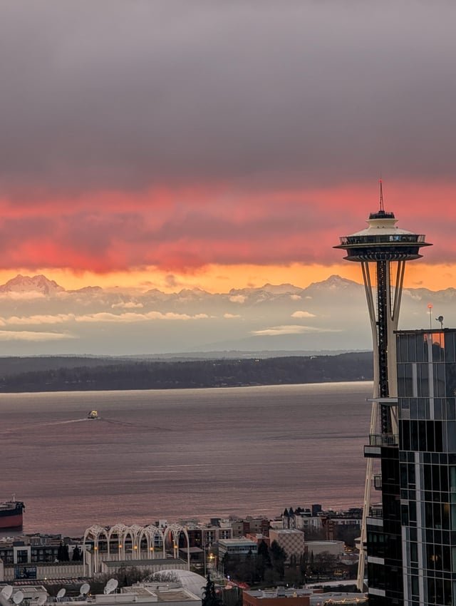 That sunset caught me by surprise!