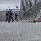 By the goodwill on Dearborn this afternoon