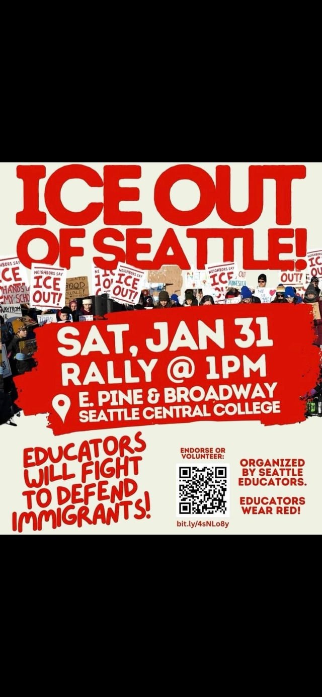 ICE OUT OF SEATTLE 1/31/26