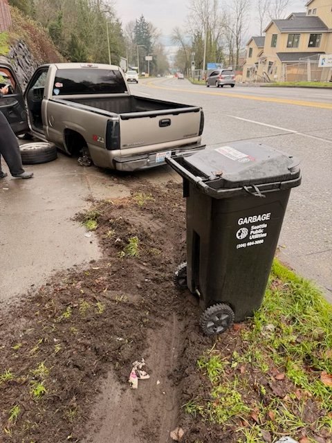 TRAFFIC ALERT: Olson Place crash