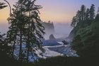 Ruby Beach is just sitting there, waiting for you to come see her