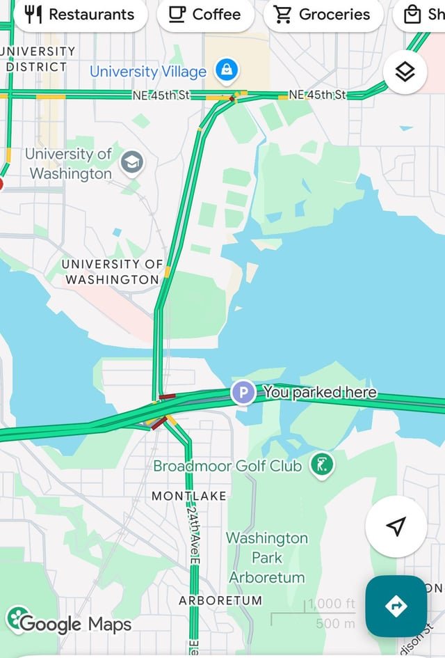 I mean, yeah, I guess there was a lot of traffic today