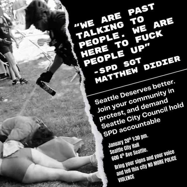Join us at city hall to tell this council to end police violence.
