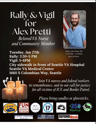 TODAY! Jan 27, Seattle VA Medical Center
