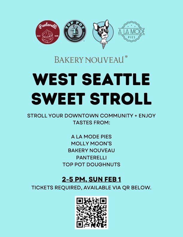 NEW: West Seattle Junction Sweet Stroll – ticket time!